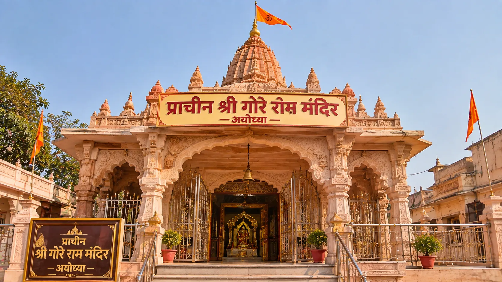Pracheen Shri Gore Ram Mandir Ayodhya - The ancient Fair Ram temple at Theri Bazar