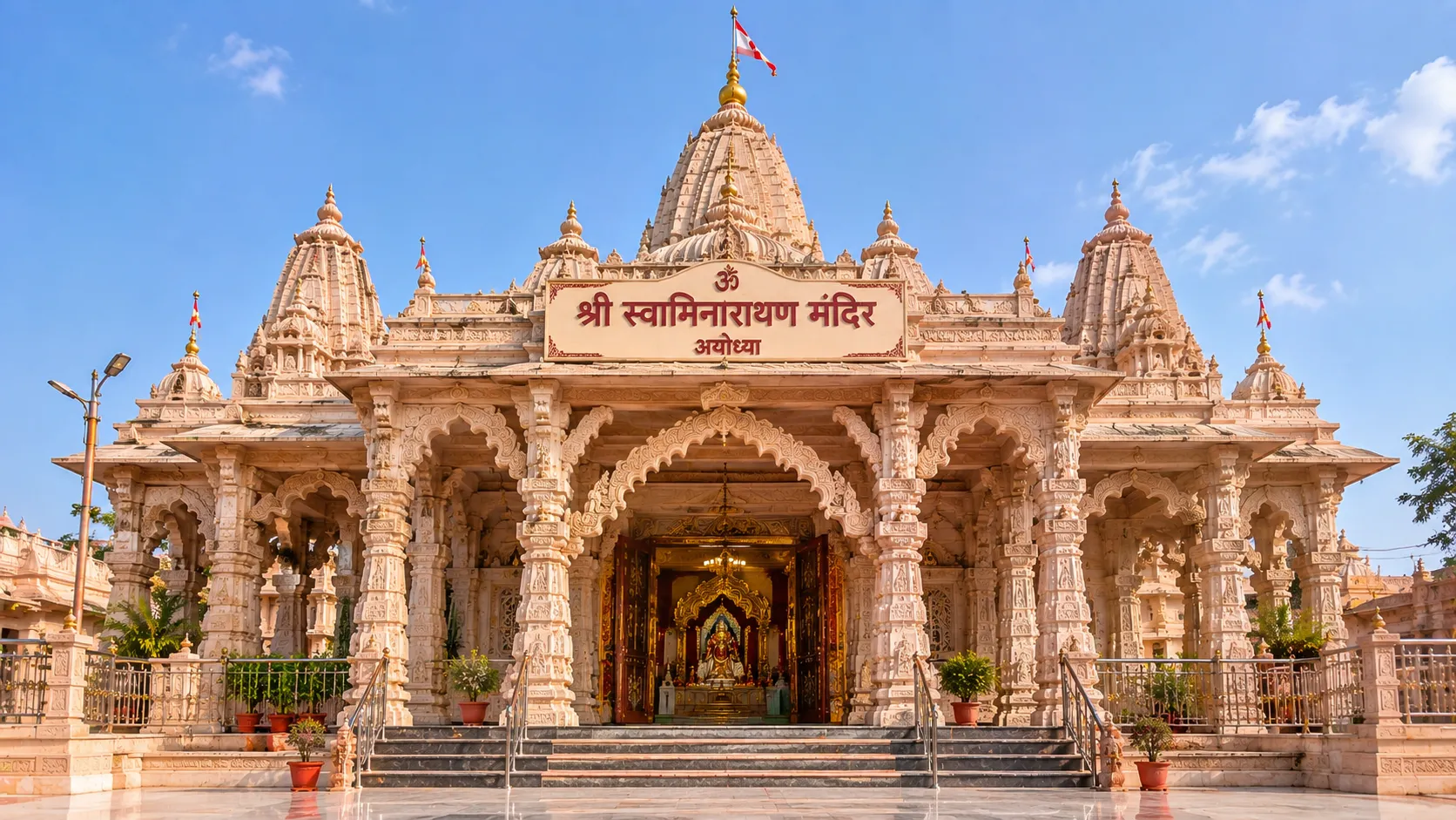 Shree Swaminarayan Mandir Ayodhya - The Swaminarayan temple at Rayganj in the homeland of Bhagwan Swaminarayan