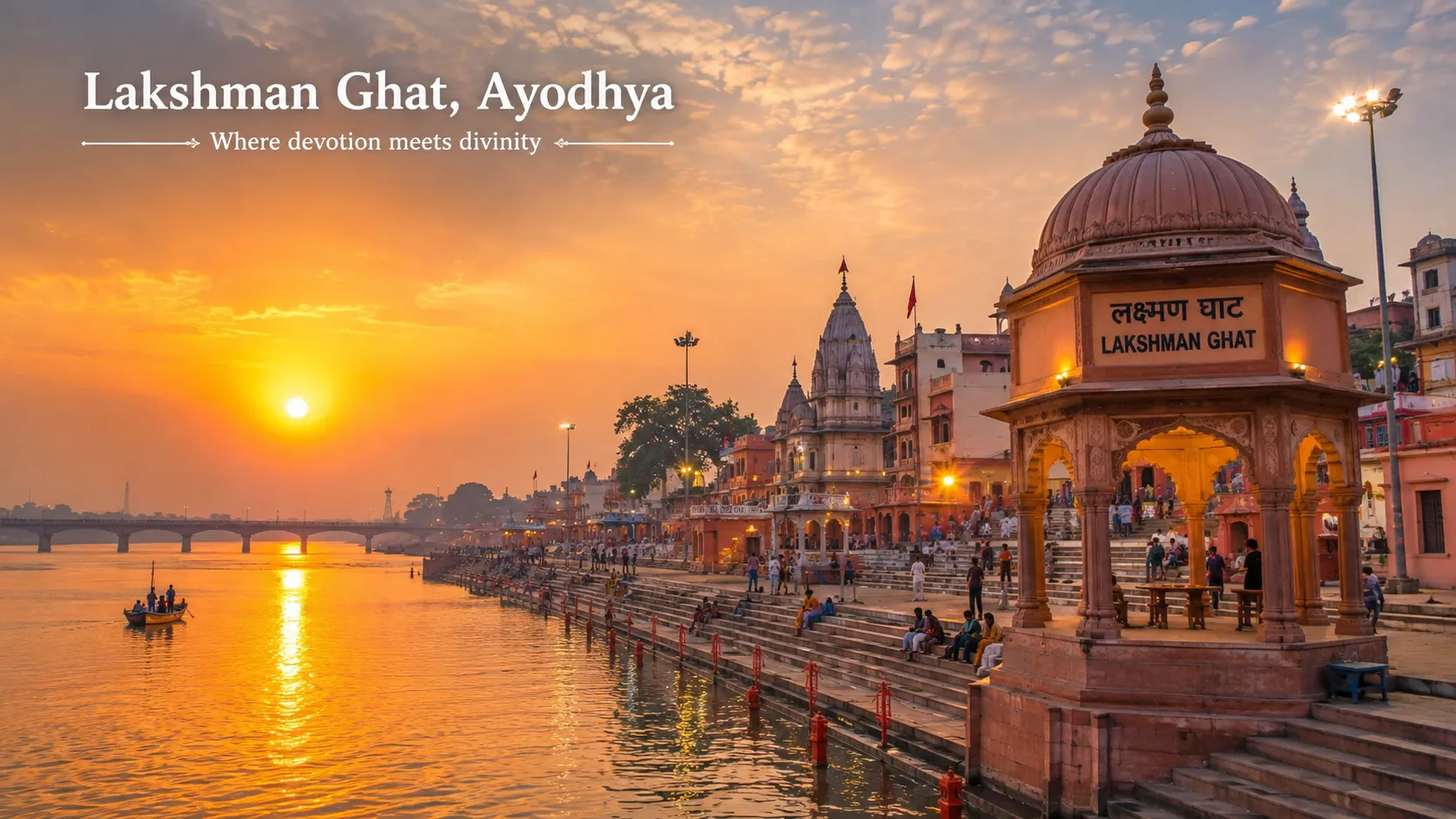 Lakshman Ghat Ayodhya - The serene ghat of Lord Lakshman on the Saryu