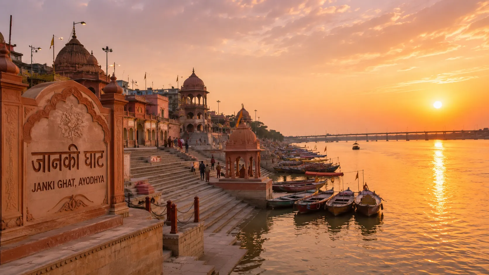 Janki Ghat Ayodhya - The peaceful ghat and temple of Goddess Sita on the Saryu