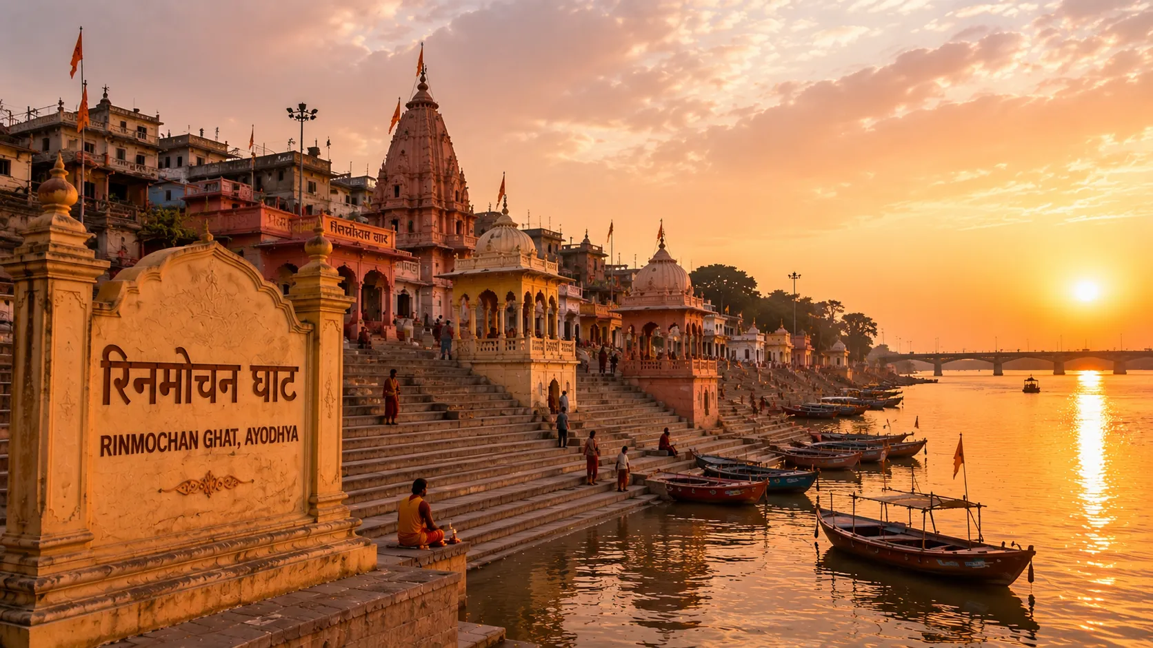 Rinmochan Ghat Ayodhya - The sacred ghat of release from debts on the Saryu