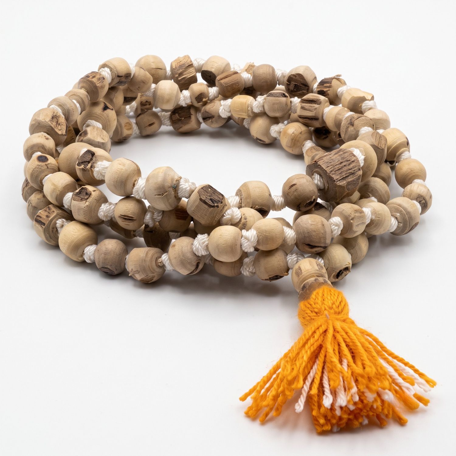 Original Tulsi Japa Mala 108+1 Beads Hand-Knotted Vrindavan - view 2