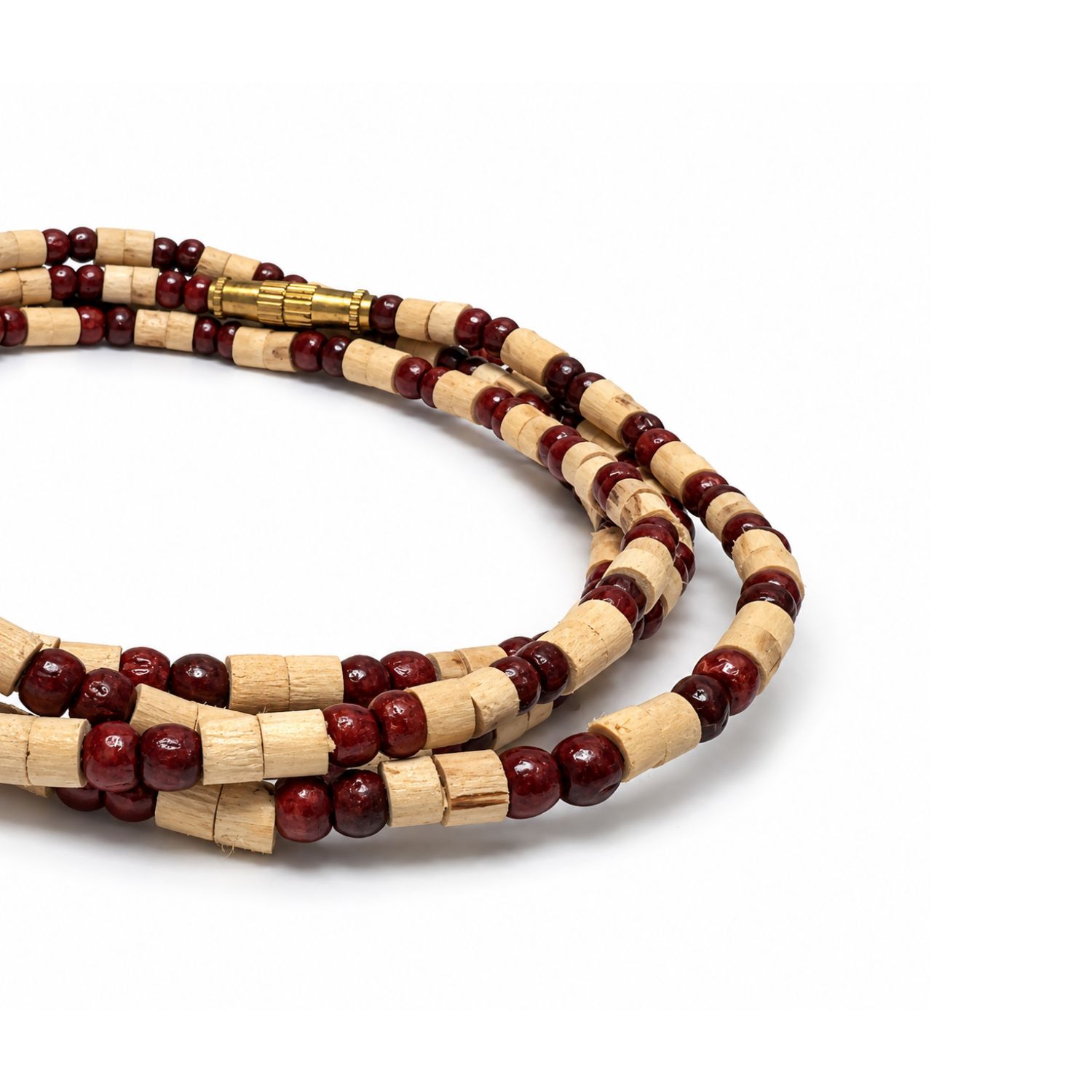 Original Tulsi Chandan Kanthi Mala 2 Round Vrindavan - view 3