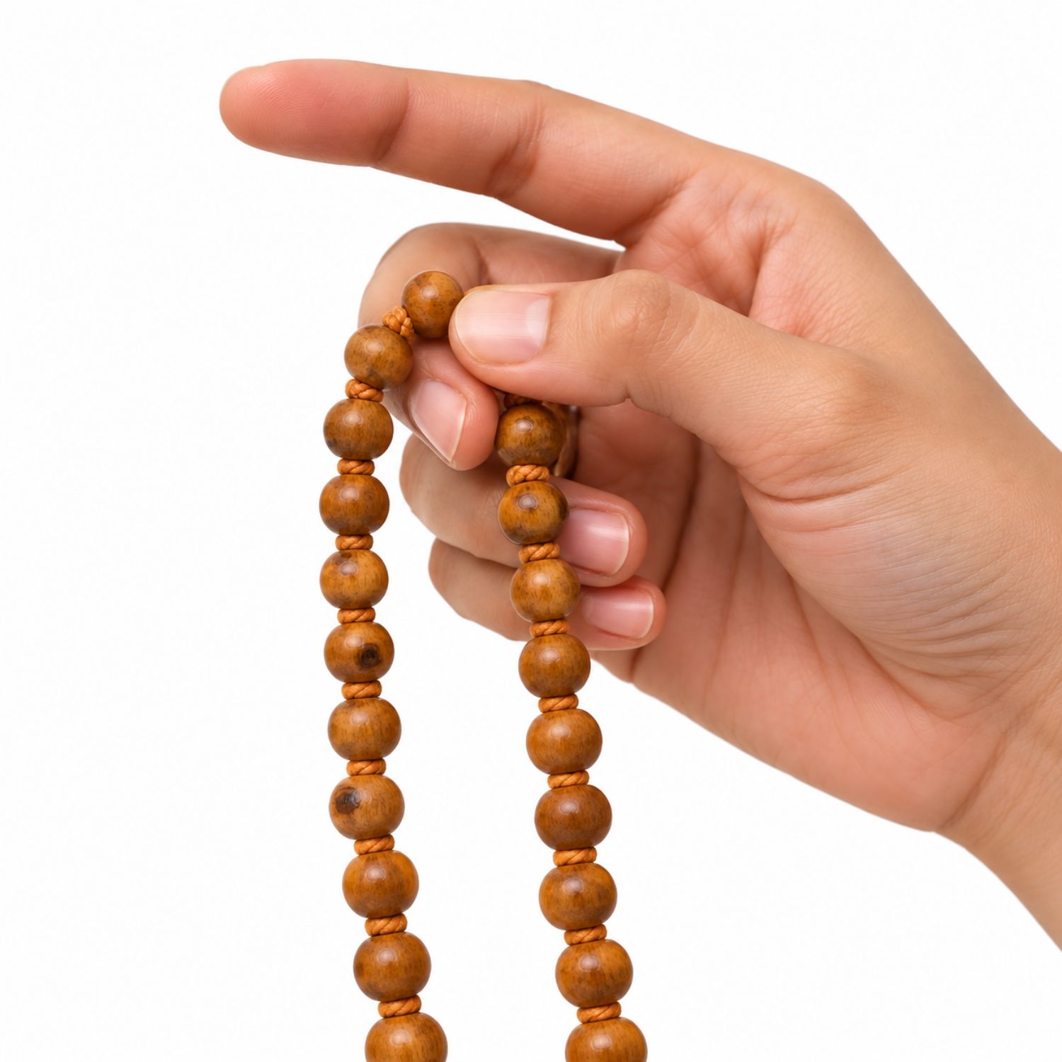 Amrud Guava Wood Japa Mala 108+1 Vrindavan - view 1