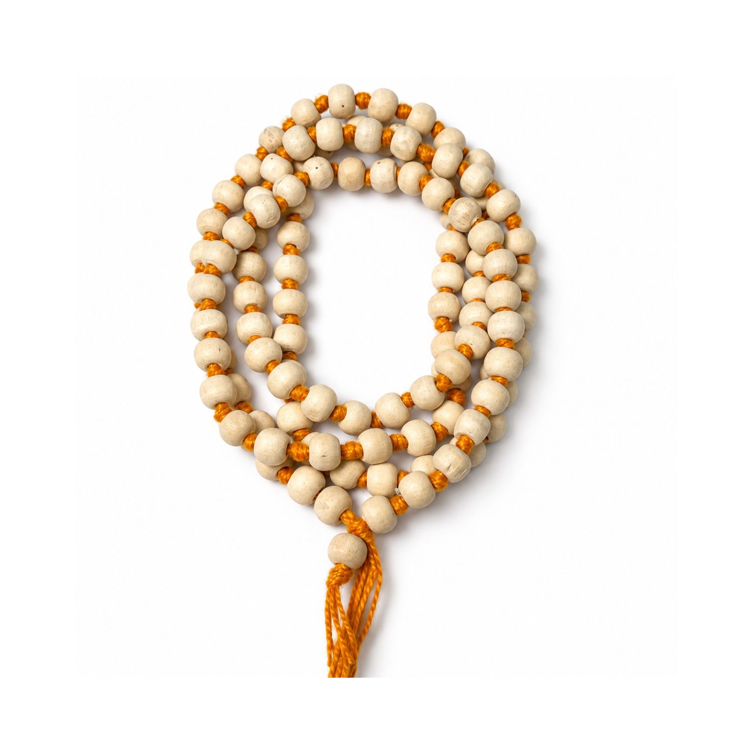 Neem Wood Japa Mala 108+1 Beads 5mm Vrindavan - view 2