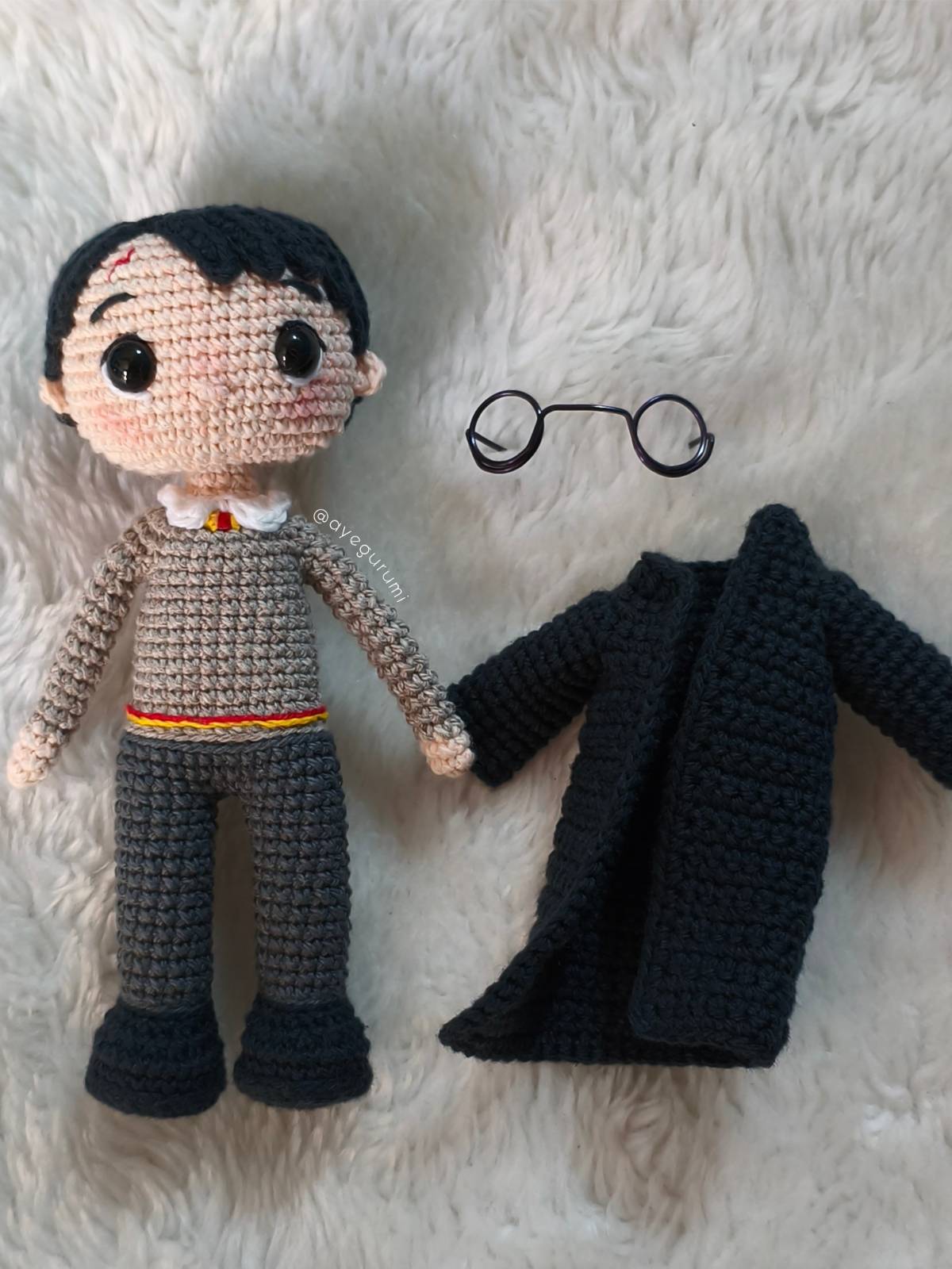 Harry Potter muñeco Amigurumi — imagen 3