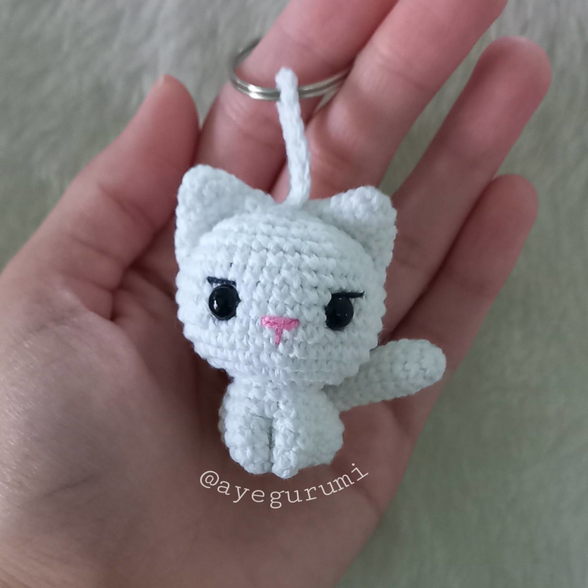 Llavero Gato Amigurumi — imagen 2