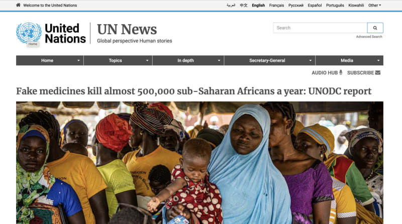 fighting counterfeit drugs in Africa