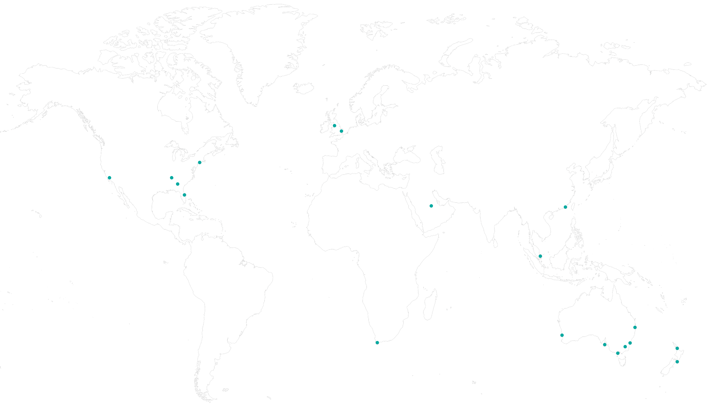 Global travel network