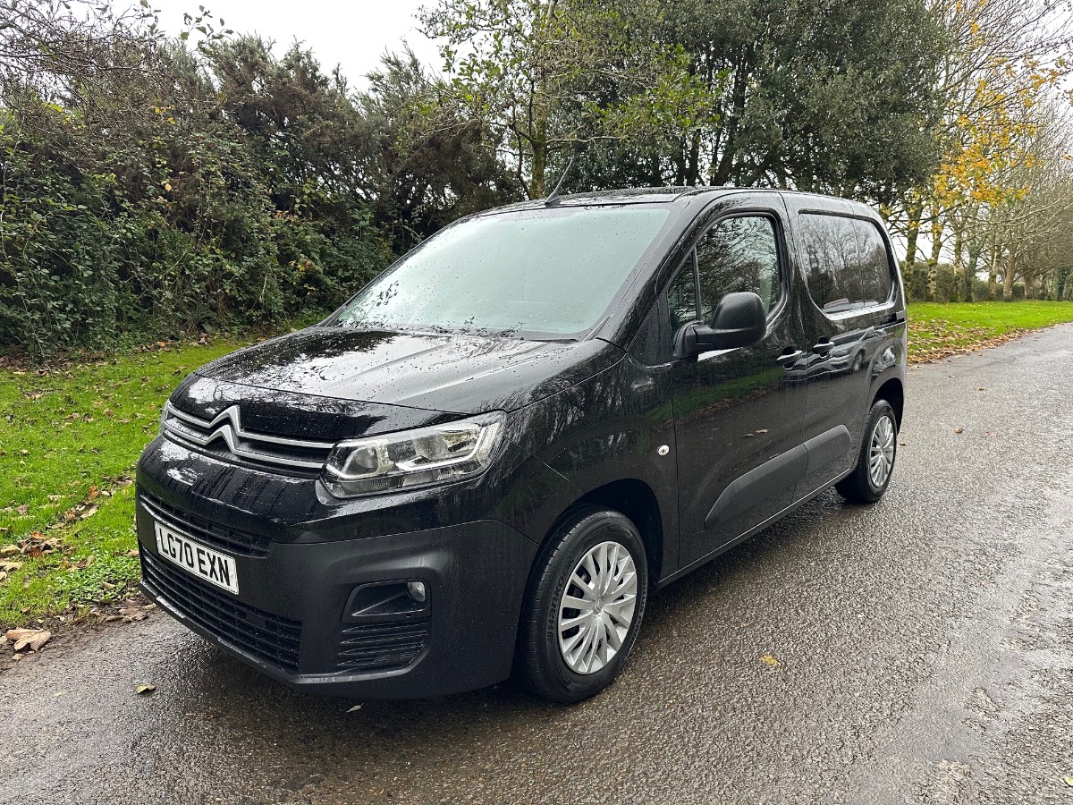 2020 (70) CITROEN BERLINGO ENTERPRISE L1 H1 1.5 BLUEHDI [EURO 6] SWB VAN – ONLY 51000 MILES