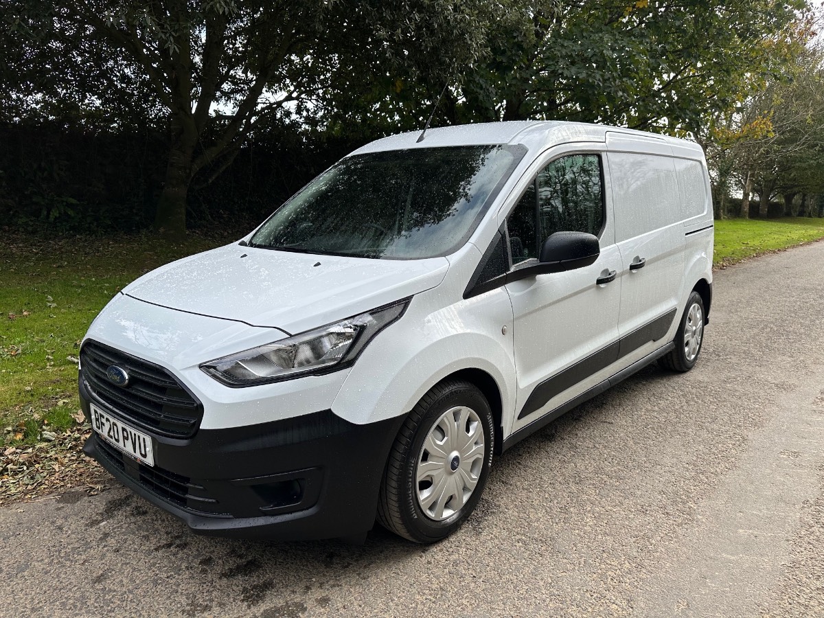 2020 (70) FORD TRANSIT CONNECT 240 L2 1.5 TDCI ECOBLUE 100BHP [EURO 6] LWB VAN – ONLY 48000 MILES