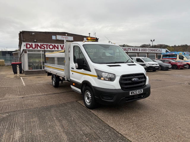 2022/22 Reg FORD TRANSIT 350 DROPSIDE WITH TAIL LIFT 