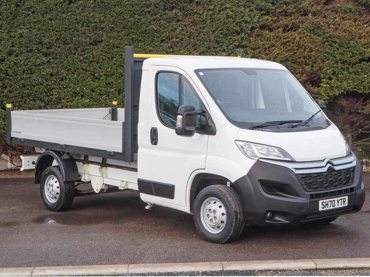 2020 (70) Citroen Relay 35 Plus, 2.2HDI, 165BHP, 6 Speed, 10'6" / 3.2M L2 Dropside Pick Up