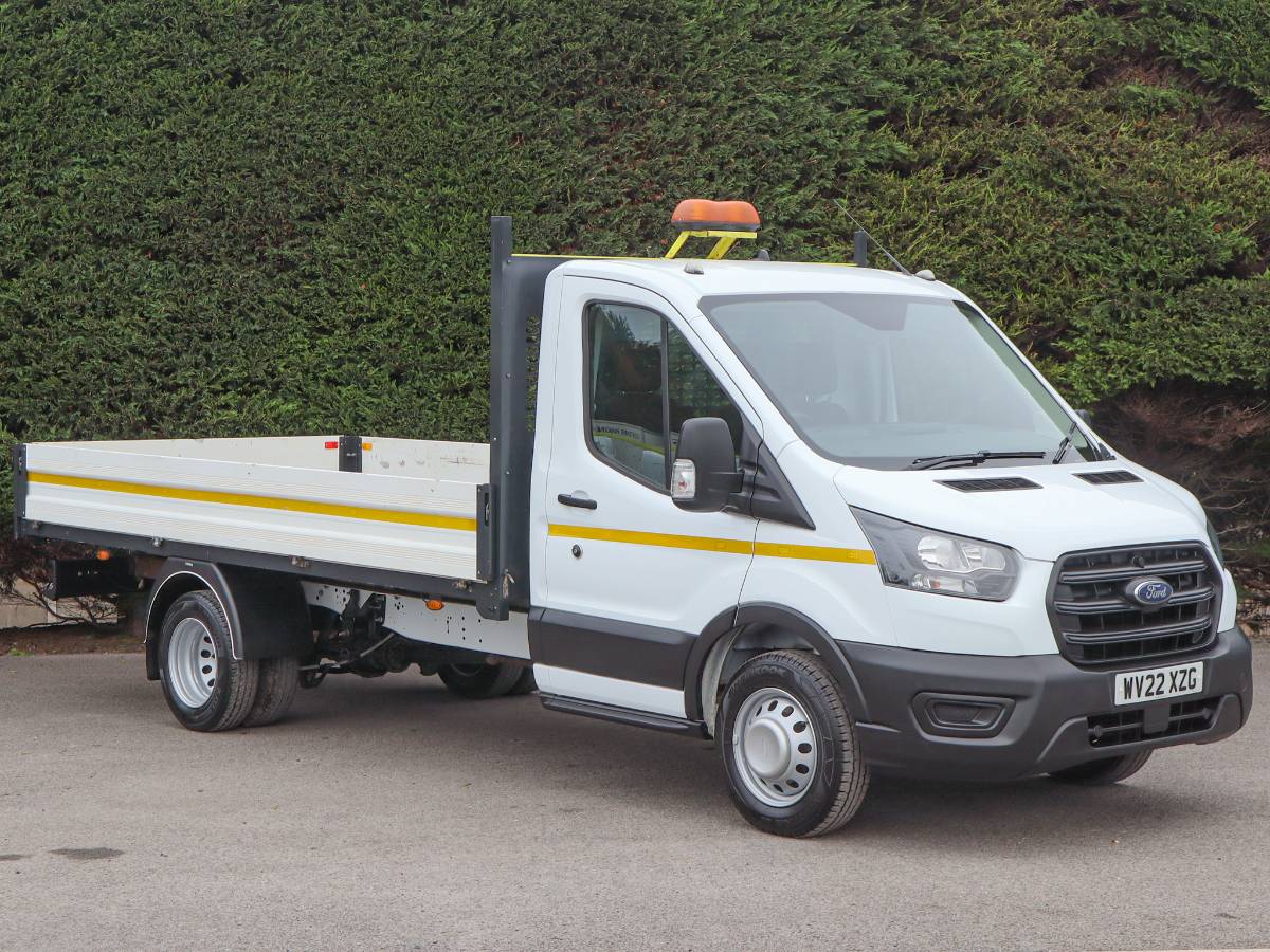 2022 (22) Ford Transit 350 DRW RWD, 2.0tdci, 130ps. 6 Speed, L3 LWB Dropside Pick Up