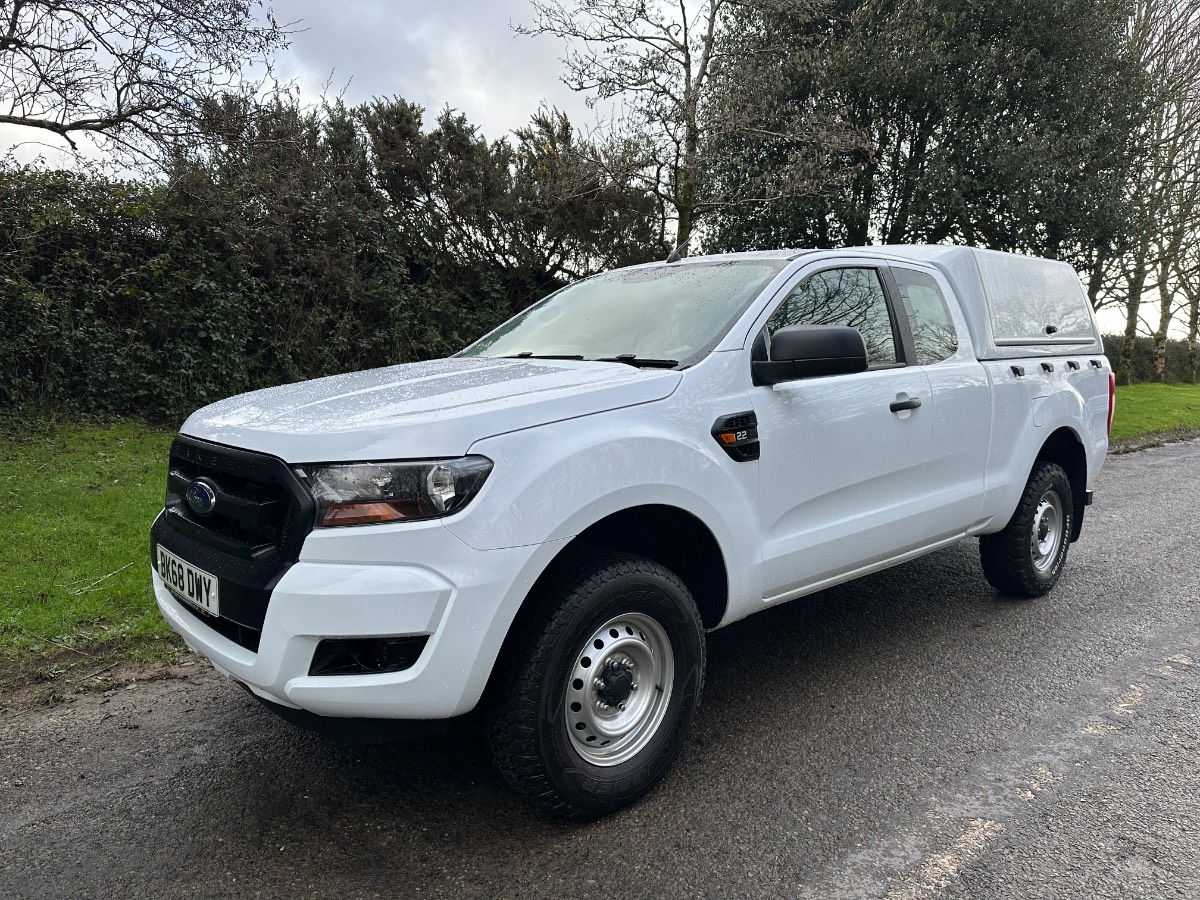2018 FORD RANGER XL SUPER CAB 2.2 TDCI 150BHP 4x4 PICK-UP - ONLY 23000 MILES!