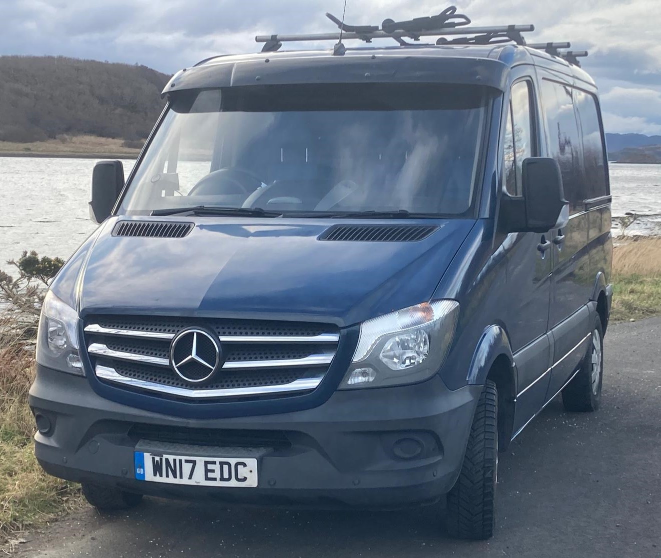Mercedes-Benz, SPRINTER, 216 H1L1 Panel Van, Blue, 2017, Auto, Euro 6, 163 bhp, well cared for, No VAT