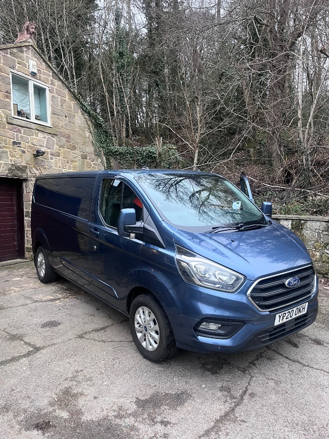 Ford transit custom limited 2020 blue 