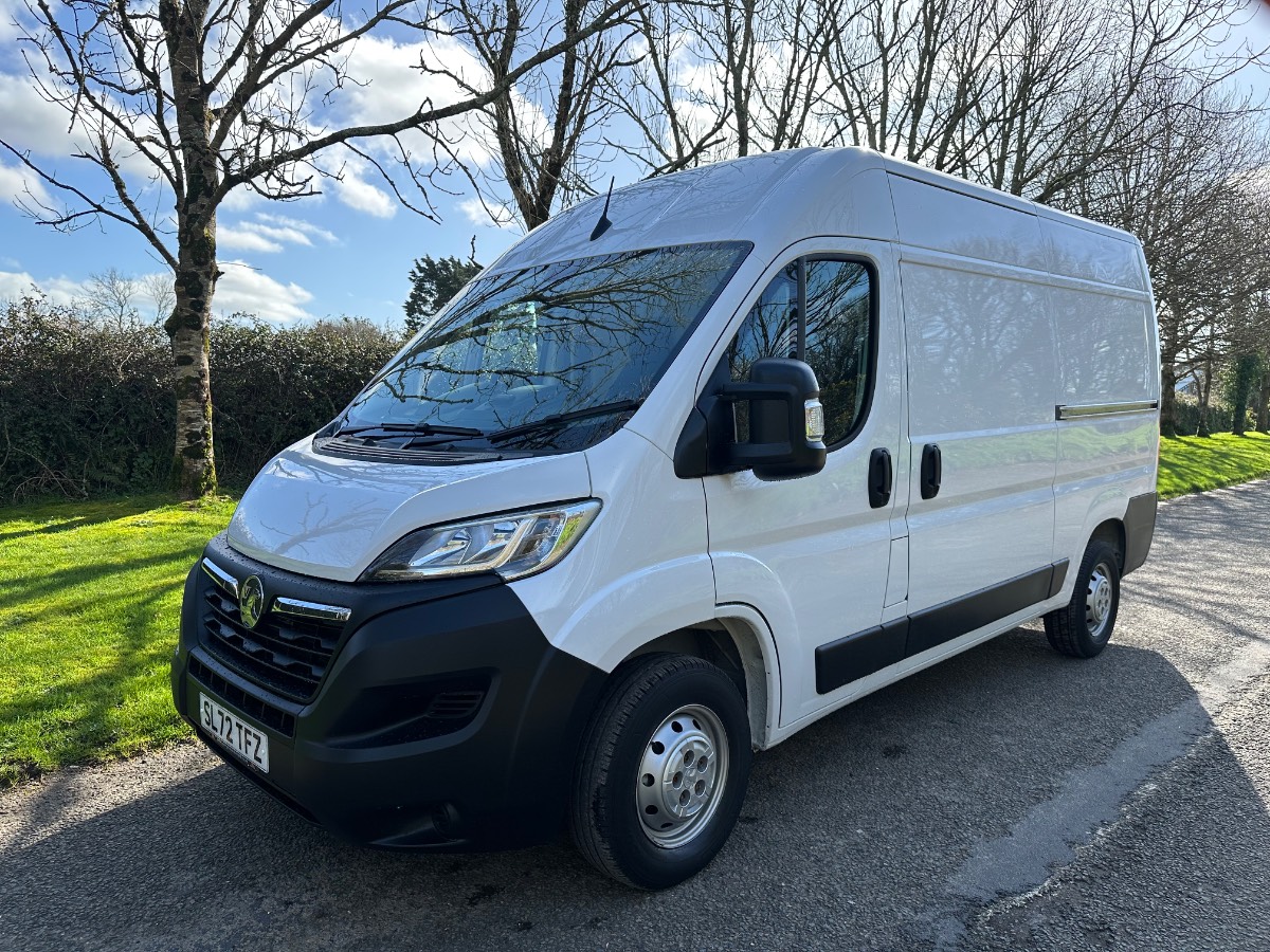 2022 (72) VAUXHALL MOVANO F3500 L2 H2 2.2 TURBO D 140BHP [EURO 6] MEDIUM WHEEL BASE H/R VAN - ONLY 29000 MILES