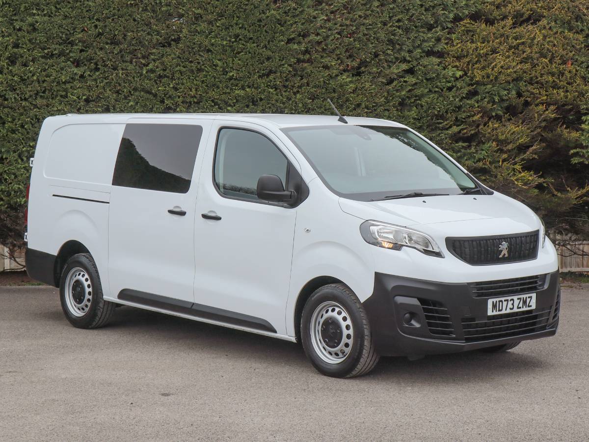 2023 (23) Peugeot Expert 1200 Professional Premium+ 2.0HDI, 145BHP, 6 Speed, L2 Long 6 Seat Crew Van