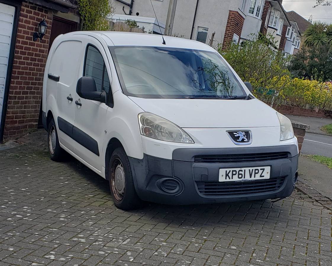 The Peugeot PARTNER, Panel Van, 2012, Manual, 1560 (cc)