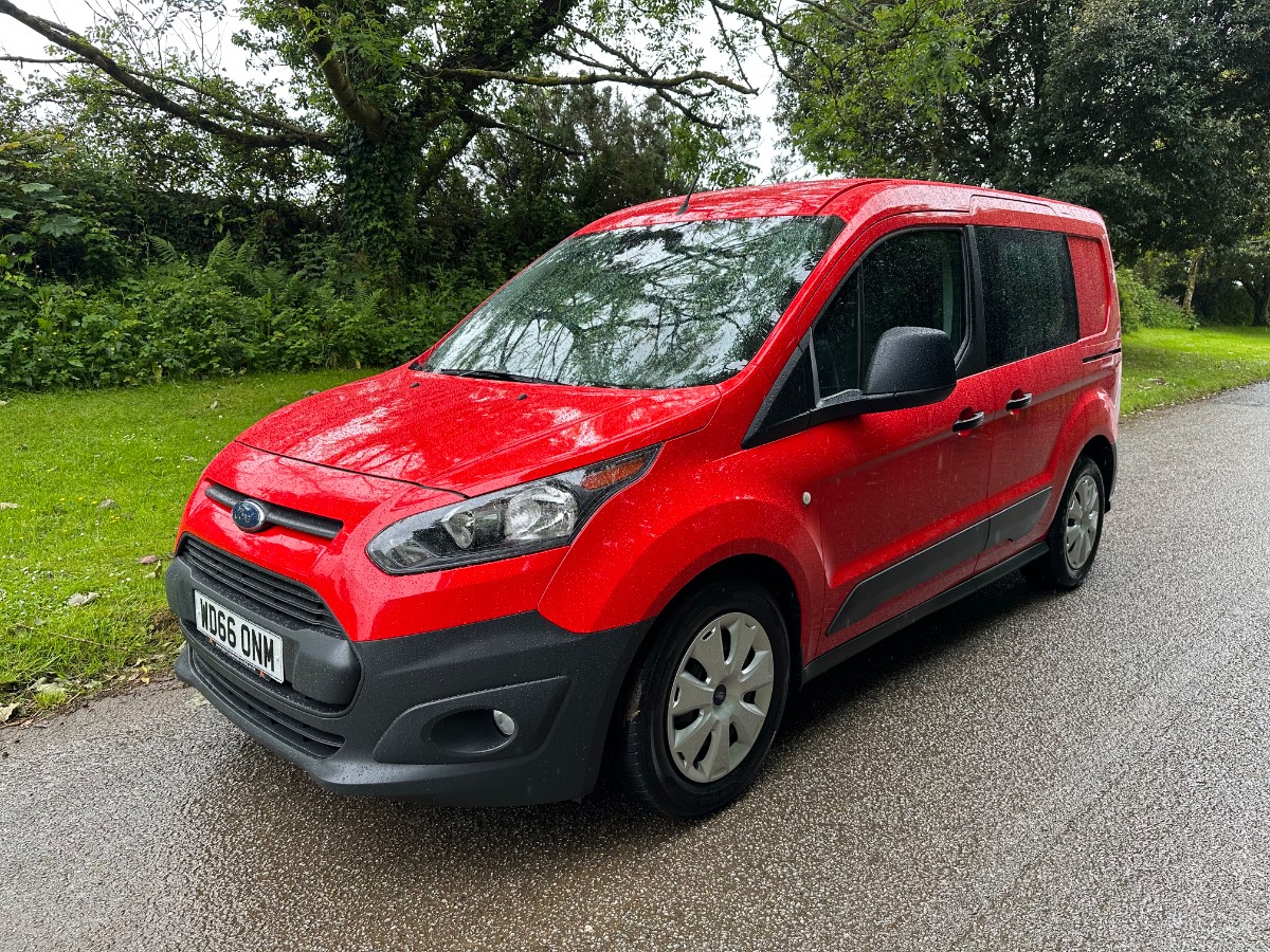 2017 (66) FORD TRANSIT CONNECT 220 L1 1.5 TDCI [EURO 6] SWB 5 SEAT CREW VAN - ONLY 54000 MILES!