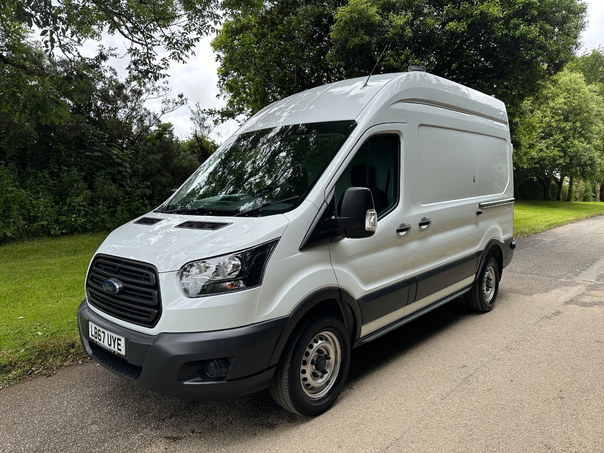 2018 (67) FORD TRANSIT 350 L2 H3 2.0 TDCI ECOBLUE 130BHP [EURO 6] FWD MEDIUM WHEEL BASE HIGH ROOF VAN - ONLY 53000 MILES!