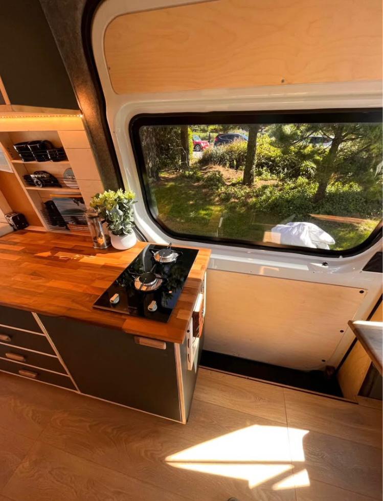 2013 VW Crafter LWB - Professionally converted, wooden interior, low mileage campervan
