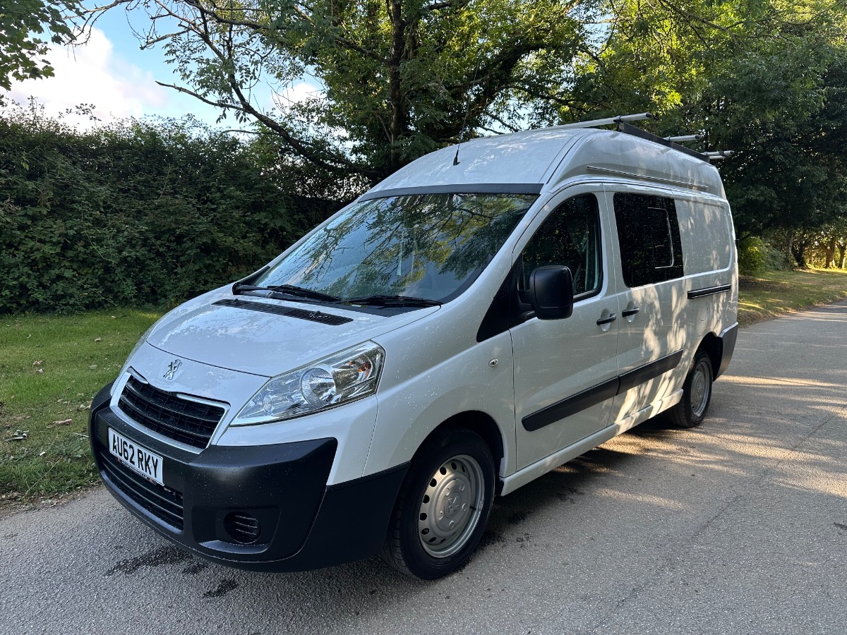 2012 (12) PEUGEOT EXPERT 1200 L2 H2 2.0 HDI 130BHP LONG WHEEL BASE HIGH ROOF CAMPER VAN