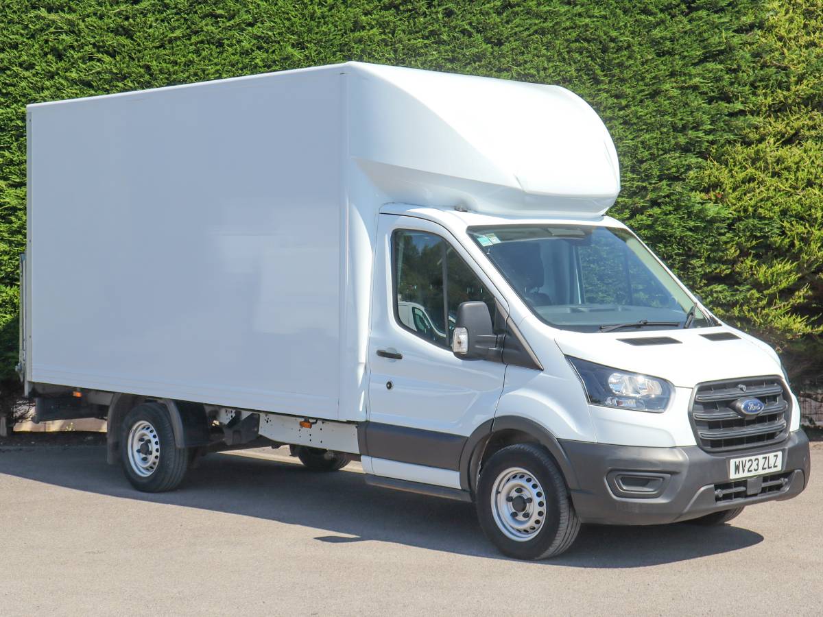 2023 (23) Ford Transit 350 FWD EcoBlue Leader, L4 13'8"/4.17M L4 XLWB Luton Box Van