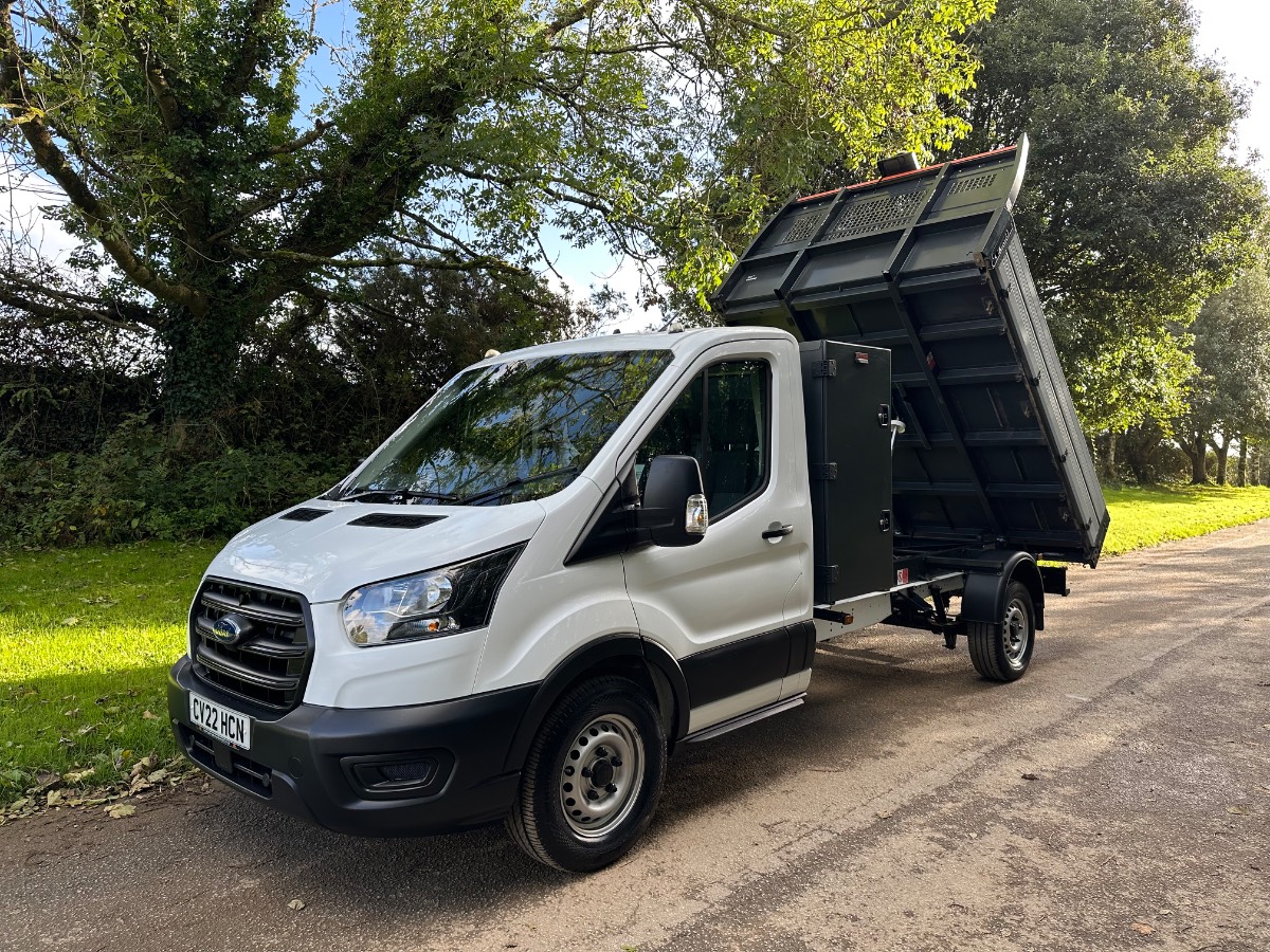 2022 (22) FORD TRANSIT 350 L3 2.0 ECOBLUE 130BHP [EURO 6] LWB SINGLE CAB TIPPER - ONLY 20000 MILES!