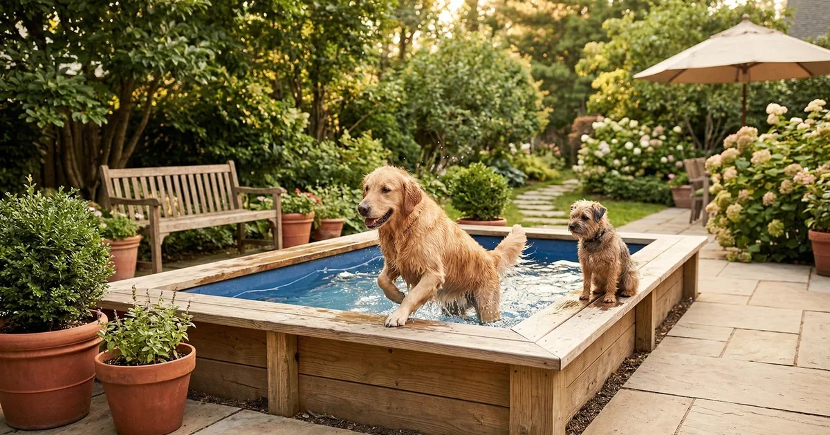 DIY Dog Splash Pools: Cool Fun for Dogs Under $100 | Paw And Patio