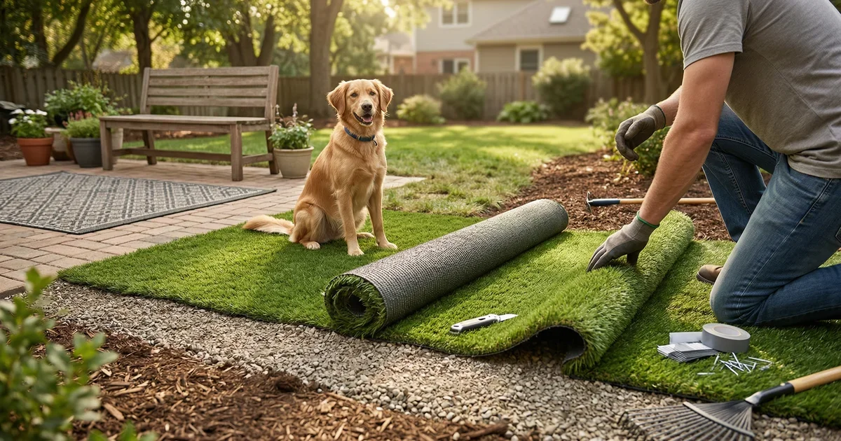 Pet-Friendly Artificial Grass Installation: A Step-by-Step Gui...