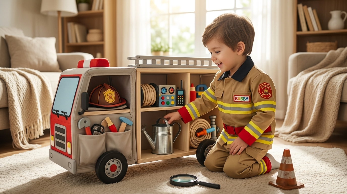 Fire Truck Dramatic Play Ideas for Preschoolers Indoor Options