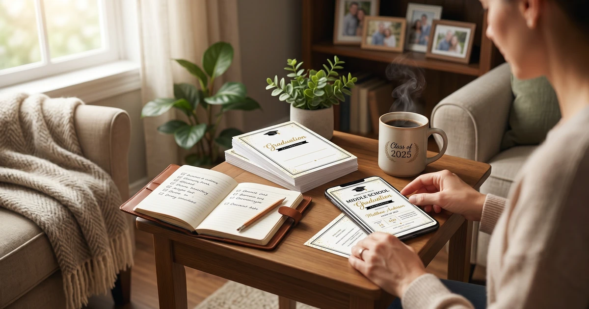 Graduation Invitation Timeline Checklist for Busy Parents. Planning tips, deadlines, and a detailed checklist to make graduation planning easy. #graduation