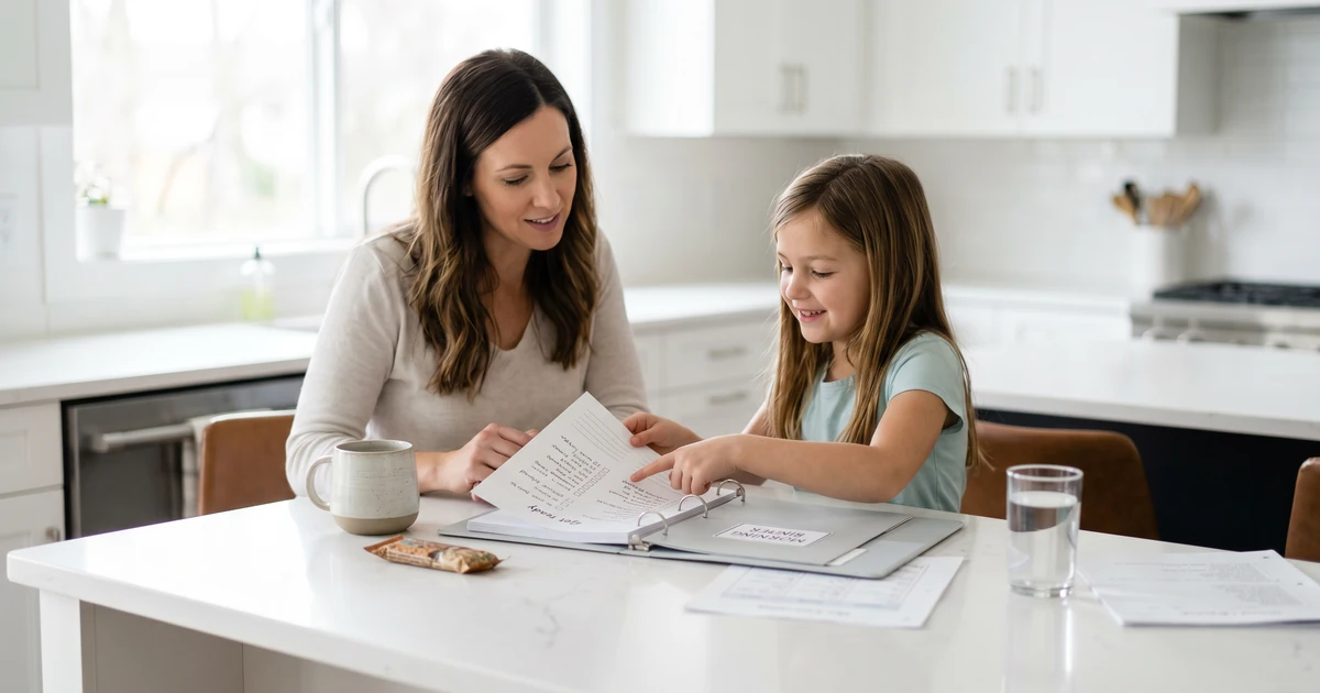 The 50-Page Binder That Replaced Our Entire Morning Routine Chaos