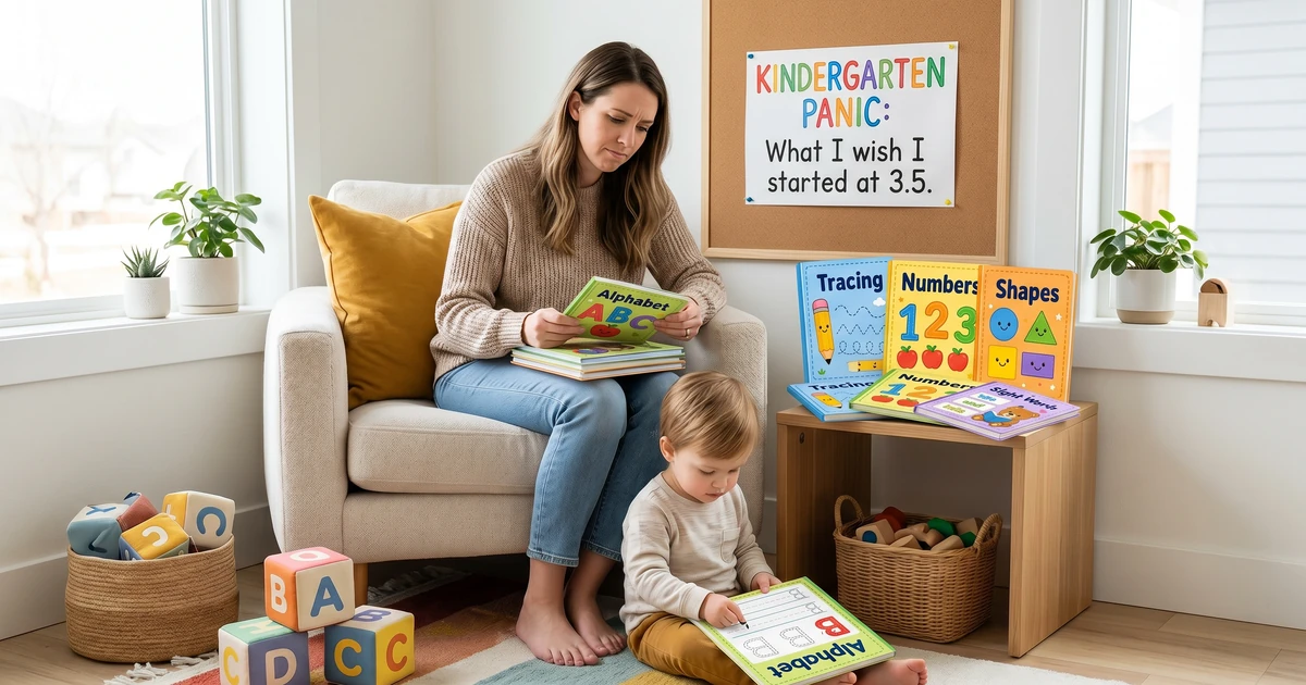 Kindergarten panic: What I wish I started at age 3.5