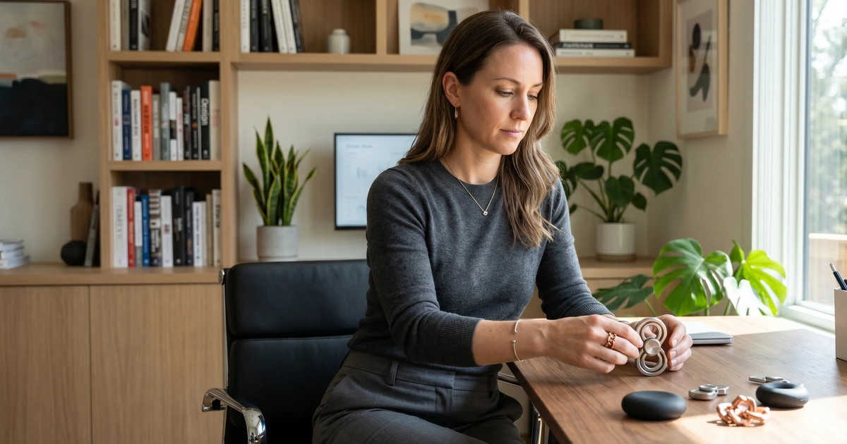Fidget Toys for Office Workers with High-Functioning Anxiety