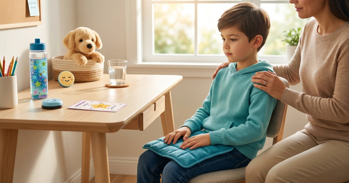 Weighted Lap Pads for School-Age Kids with ADHD
