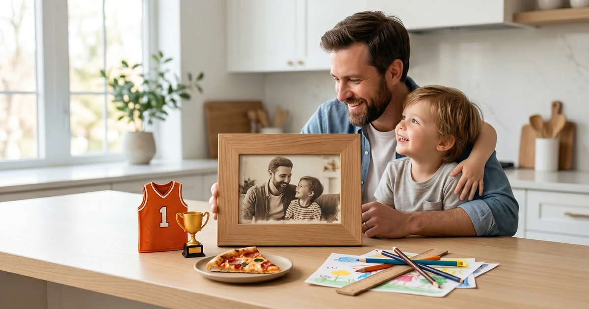 Dad And Me Picture Frame: Personalized Photo Gift