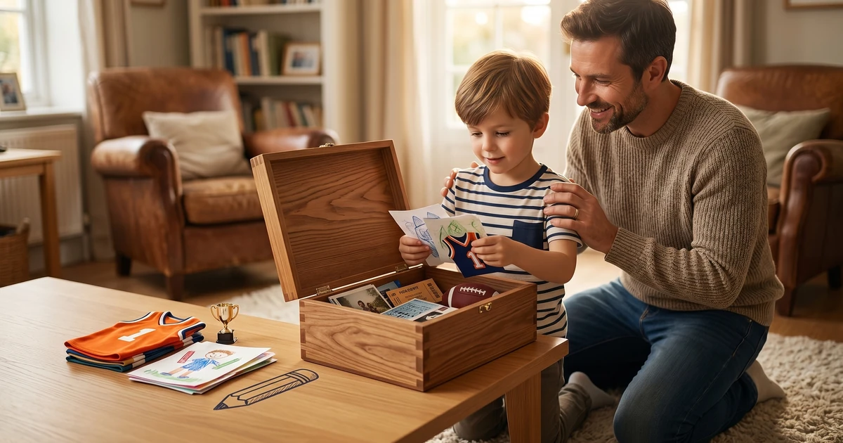 Father And Child Keepsake Box: How To Store Cherished Memories