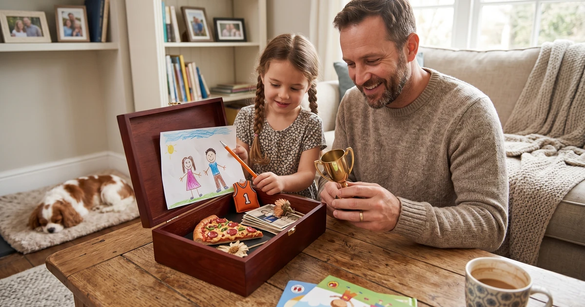 Father Daughter Keepsake Box: Gift For Dad From Daughter