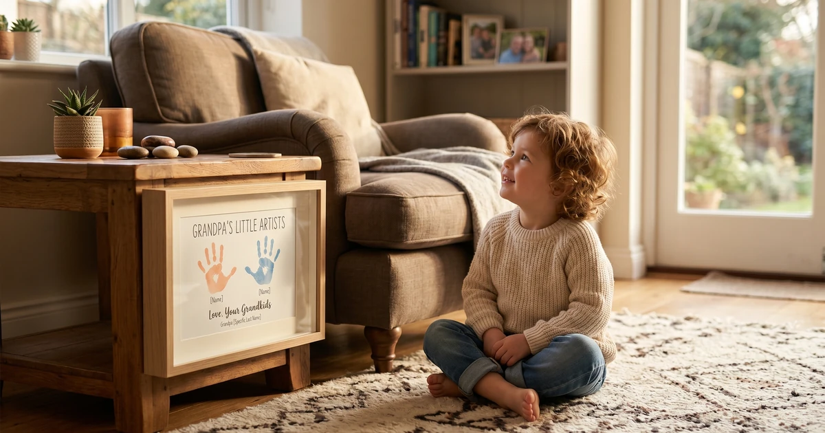 Grandpa Keepsake From Grandkids: Personalized Decor