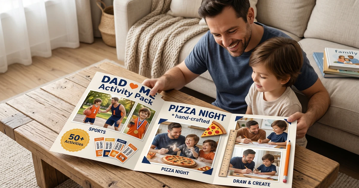 Photo Collage Gift For Dad: Father's Day Keepsake