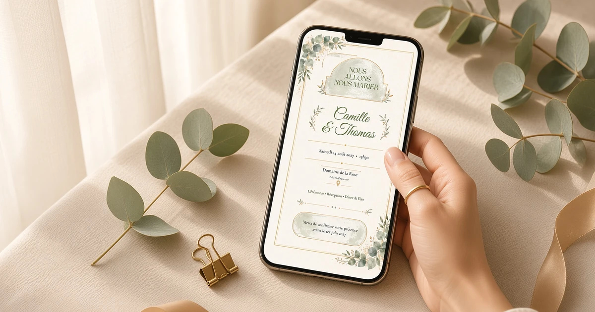Guide pour créer un faire-part de mariage digital moderne et personnalisé