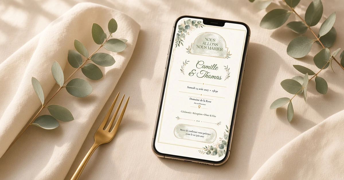 Comparatif des meilleurs faire-part mariage digital gratuit : designs, options et prix