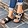 Kidmi Genuine Suede Clogs For Women Memory Foam Cork Footbed Potato Shoes Slip On Leather Mules With Big Buckle