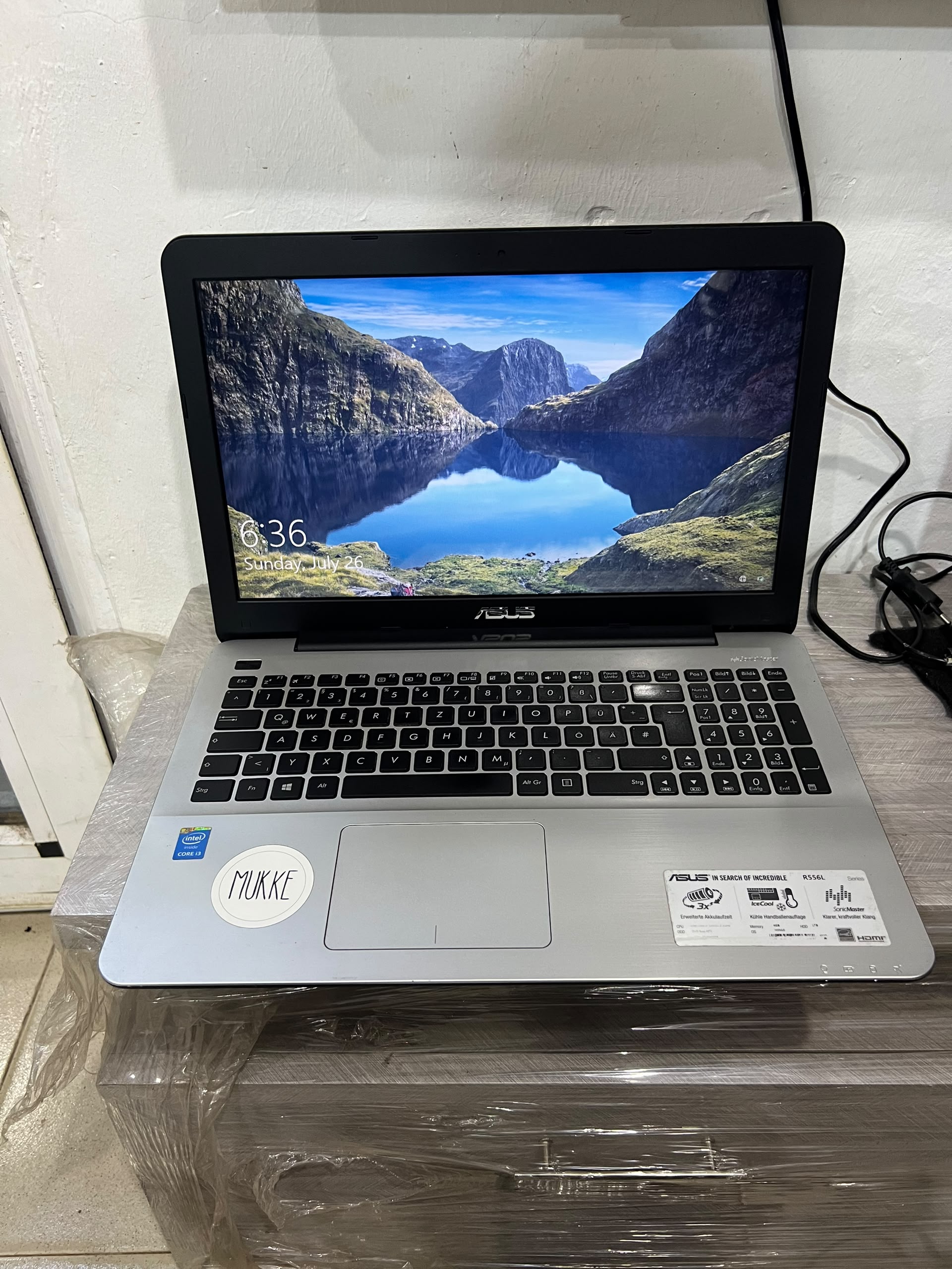 Asus Laptop - Intel Core I3 5Th Gen, 500Gb Hdd