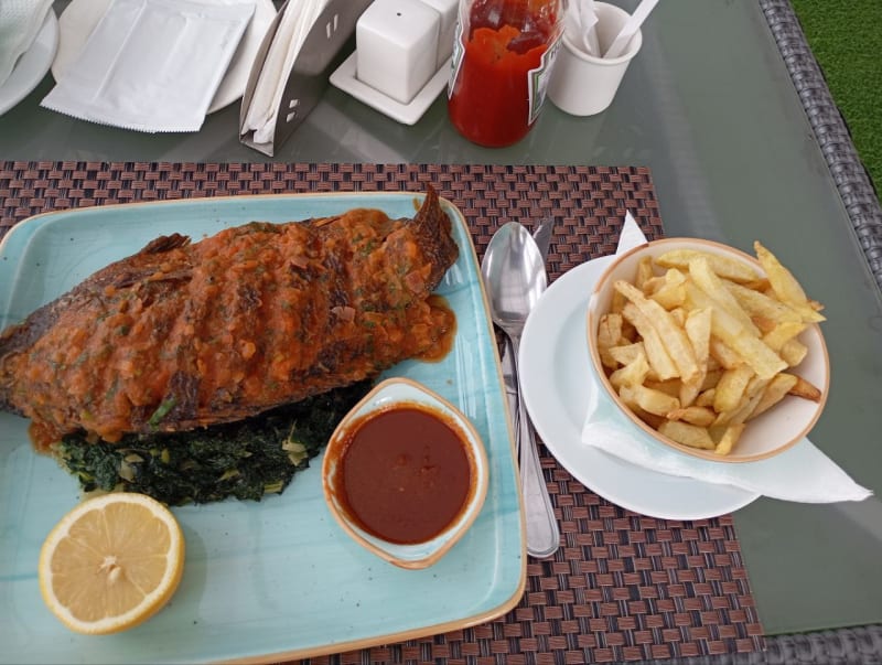 Grilled Croaker Fish