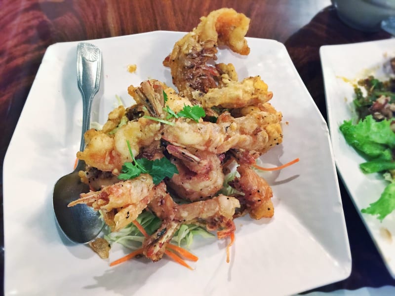 Peppered Prawns