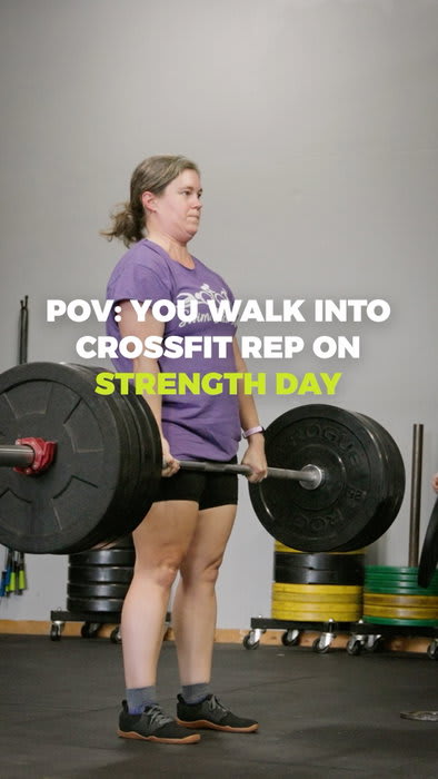 POV: You walk in on strength day 💪

Ready to get strong? Link in bio to sign up for your first class 🔗